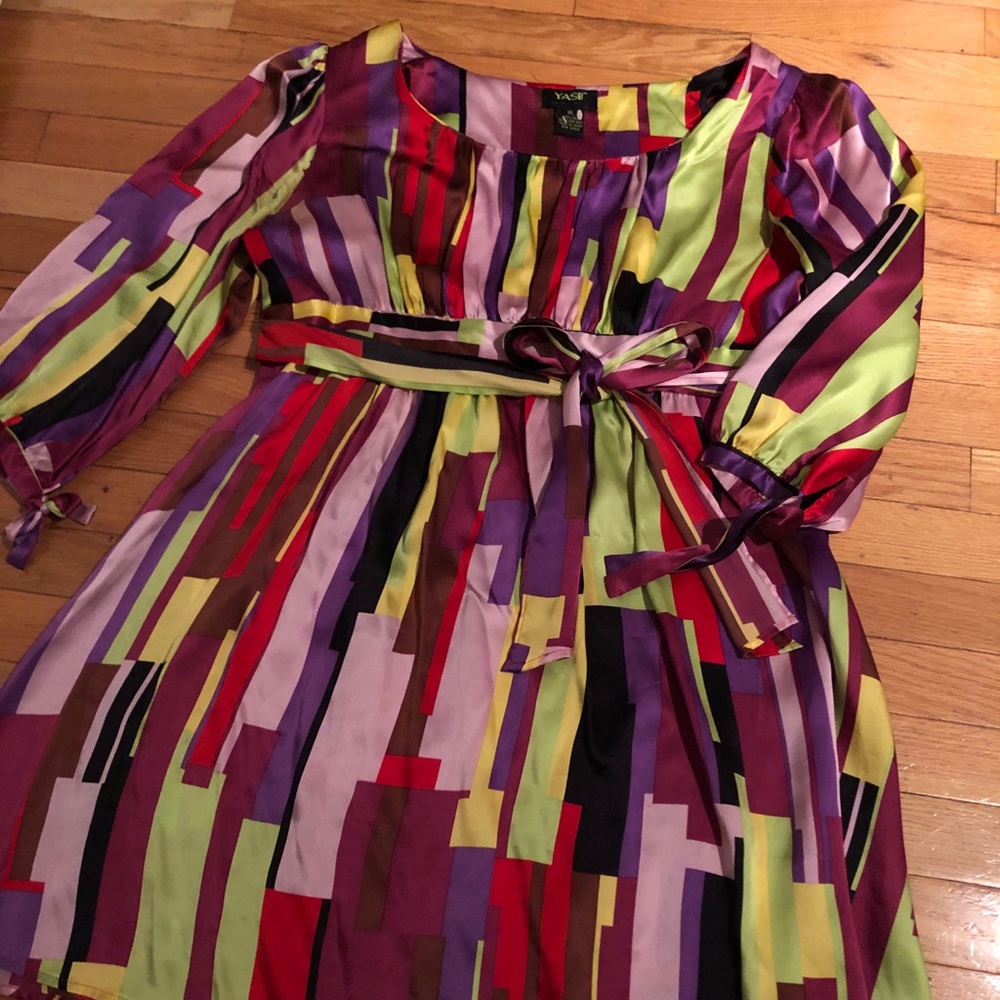 YASB Colorful Babydoll Dress